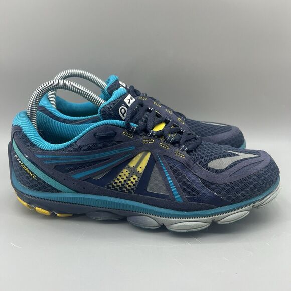 Brooks Pure Cadence 3 Women Size 9 B Shoes Blue Gray Running Sneaker 1201541B507 - Picture 1 of 8